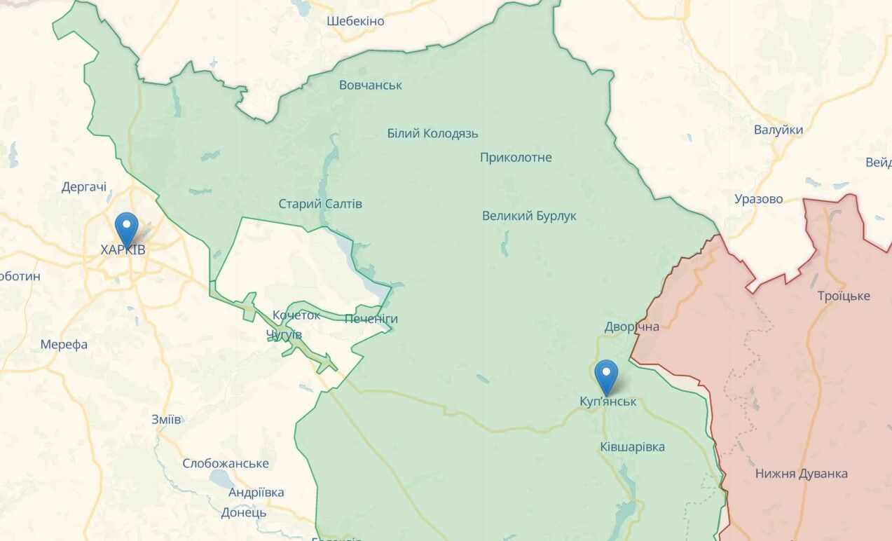 Ситуация возле Купянска на востоке Харьковщины: армия рф пытается продвинуться в сторону населенного пункта