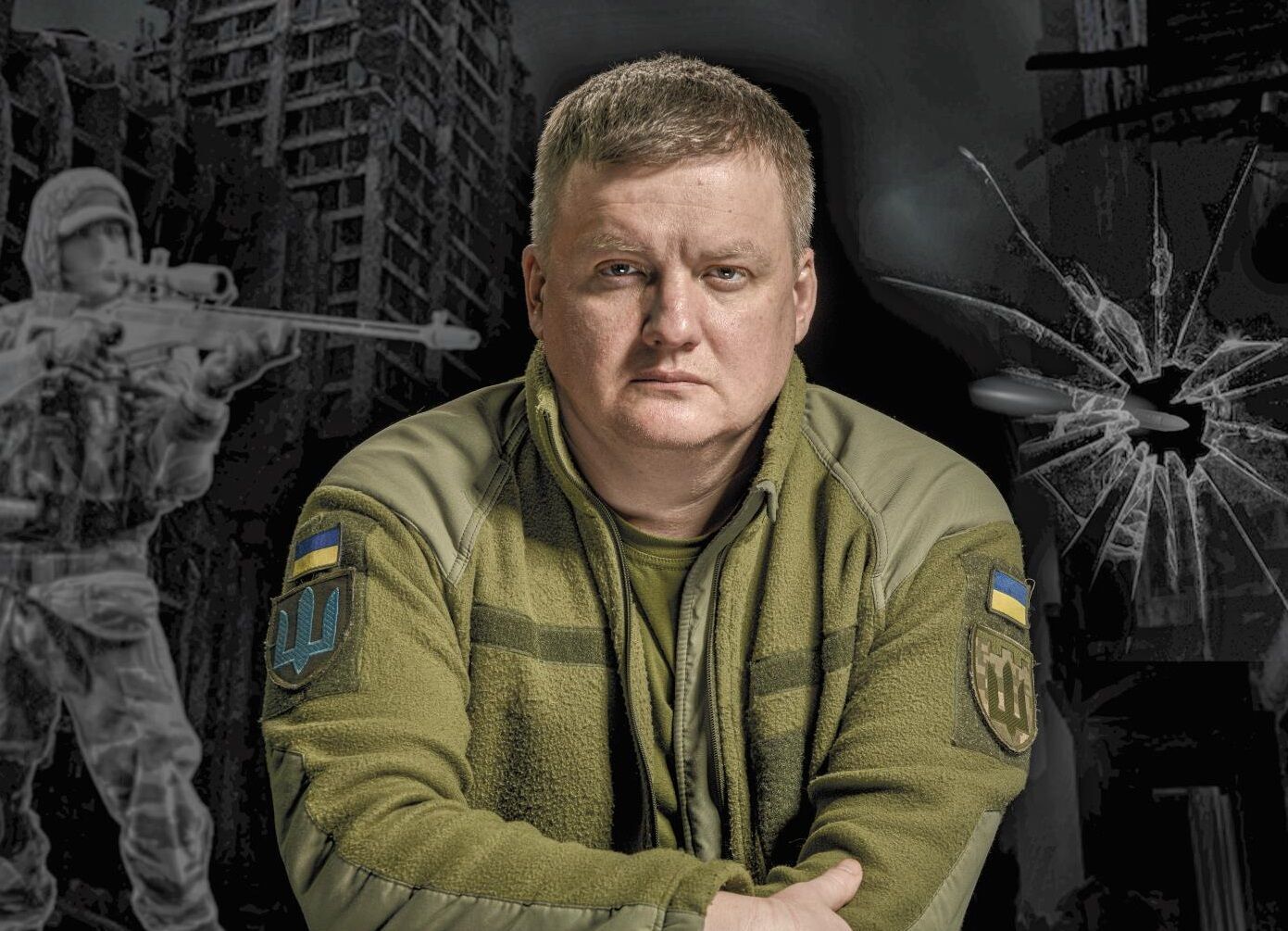 Портрет Владимира Чеславского с фотовыставки ''Несокрушимым духом''