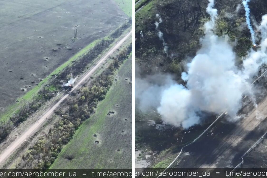 Бахмут в Донецкой области: попадание снаряда в засаду армии рф