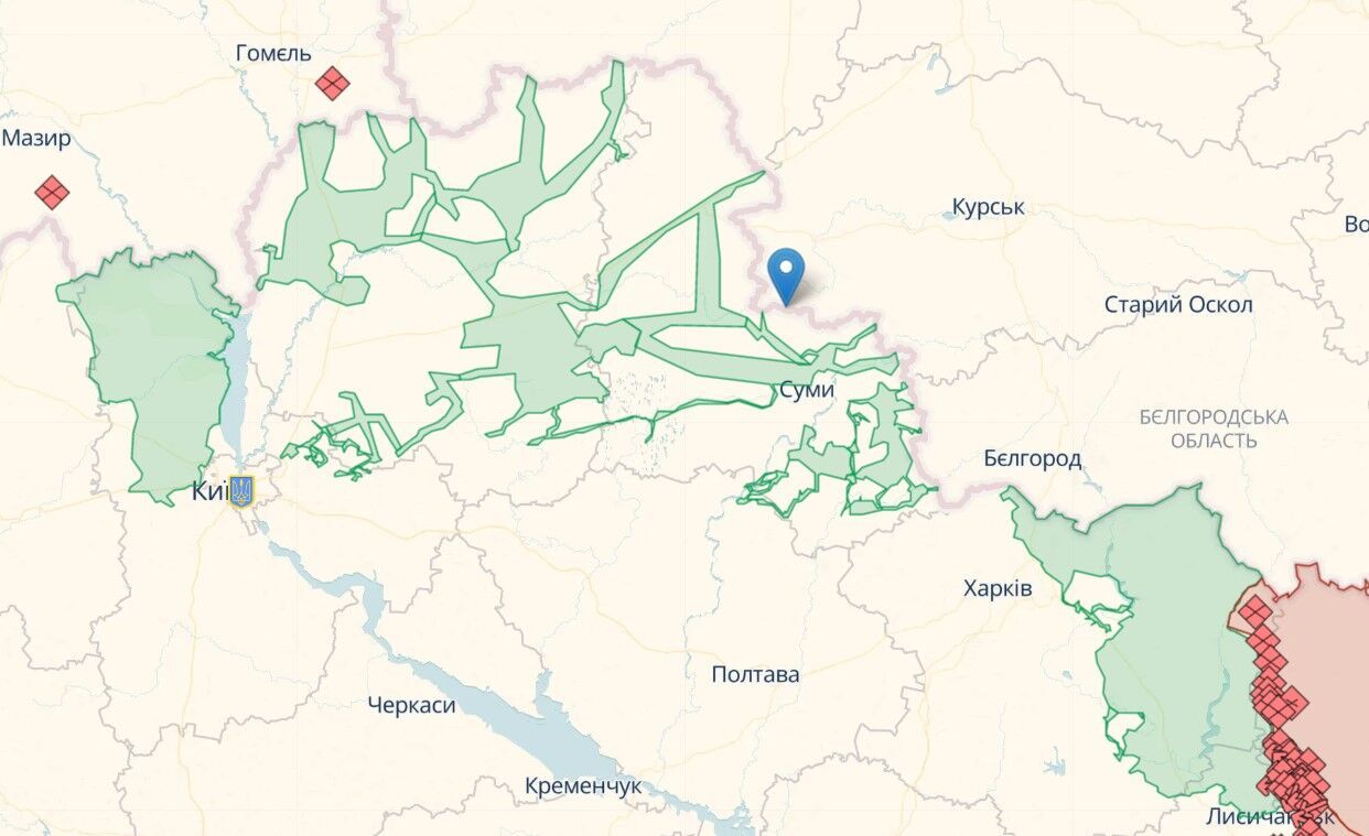 Курская область рф: месторасположение поселка, где произошли прилеты