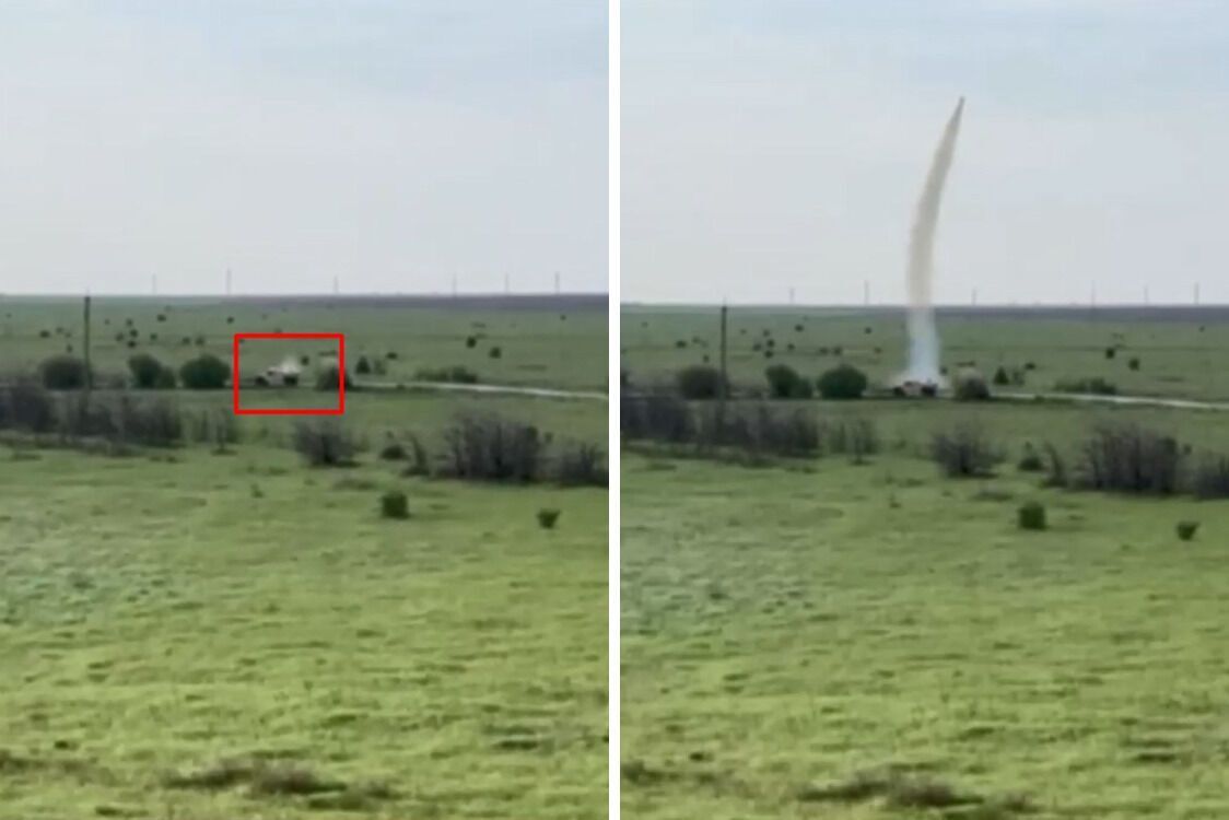 Бойцы ВСУ запустили ракету Hydra 70 по позициям армии рф на Херсонщине