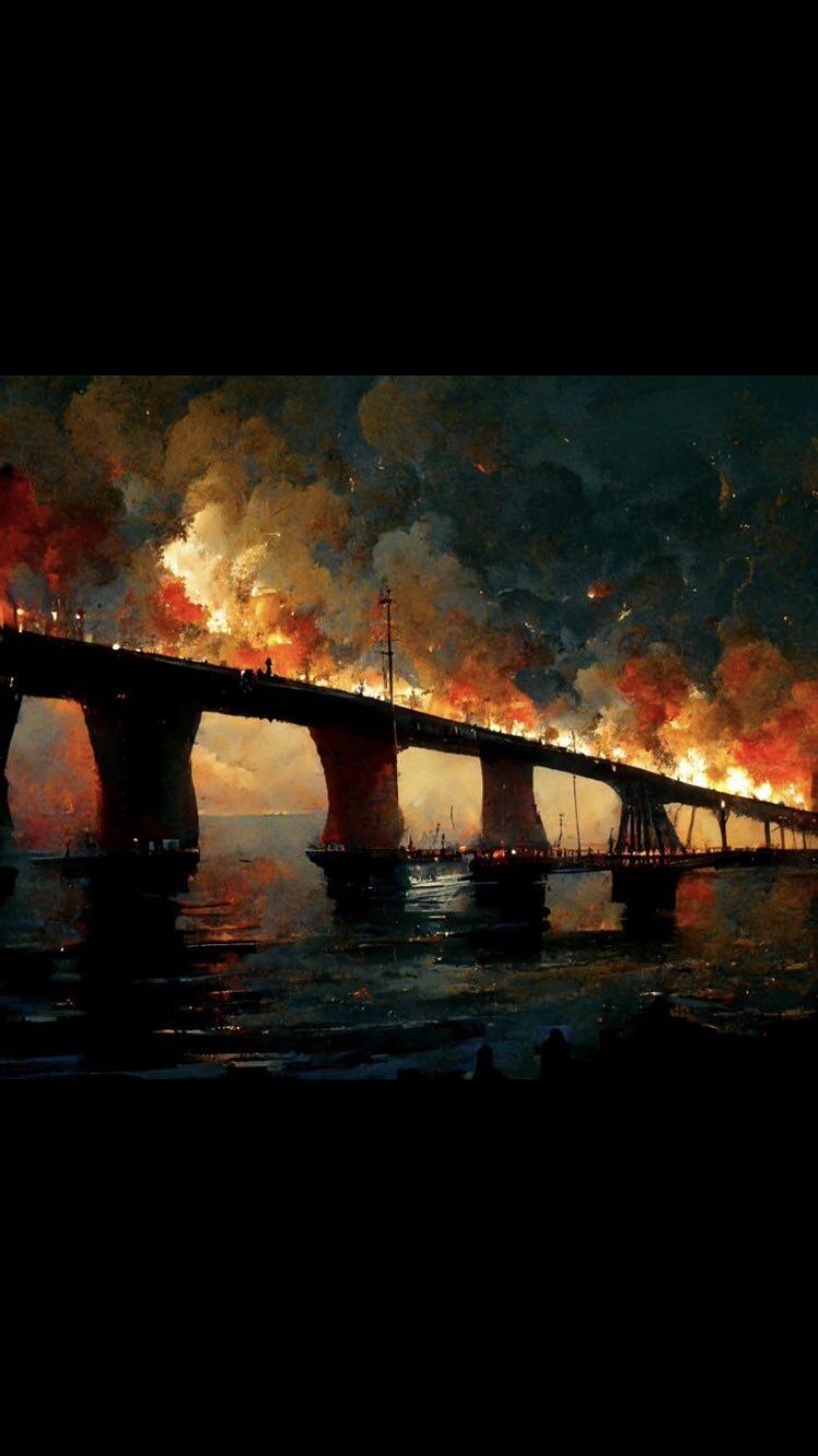 Крымский мост – в огне