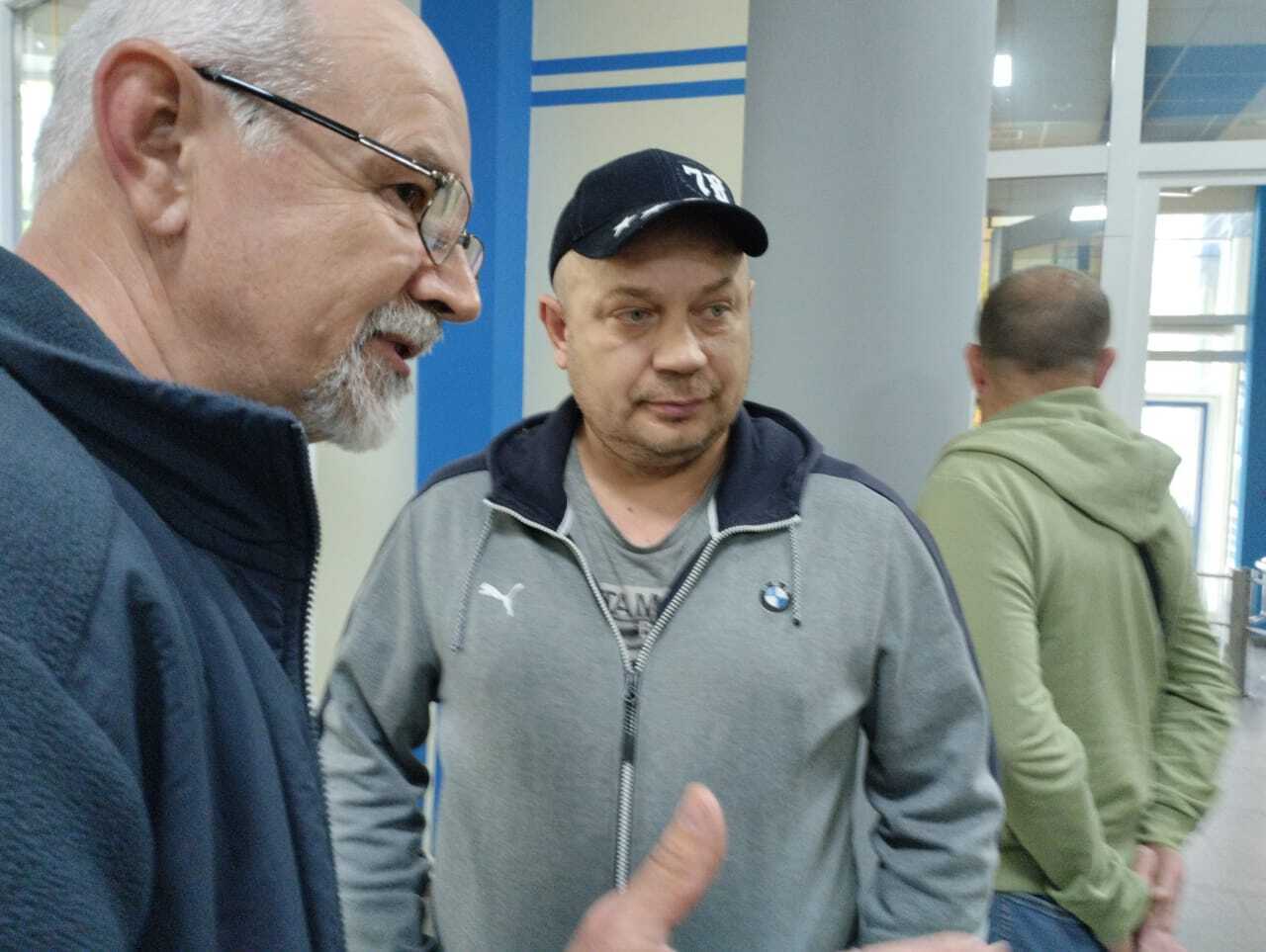 Виктор Дудин во время неформального общения с участниками тренинга