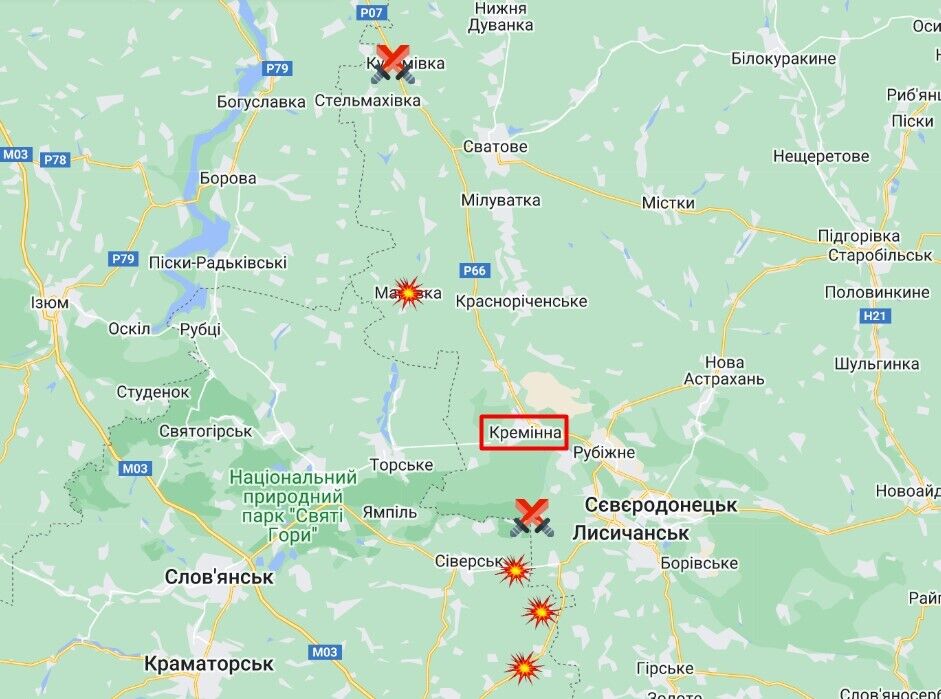 Луганщина: атаки і обстріли армією рф станом на 2 травня 2023 року