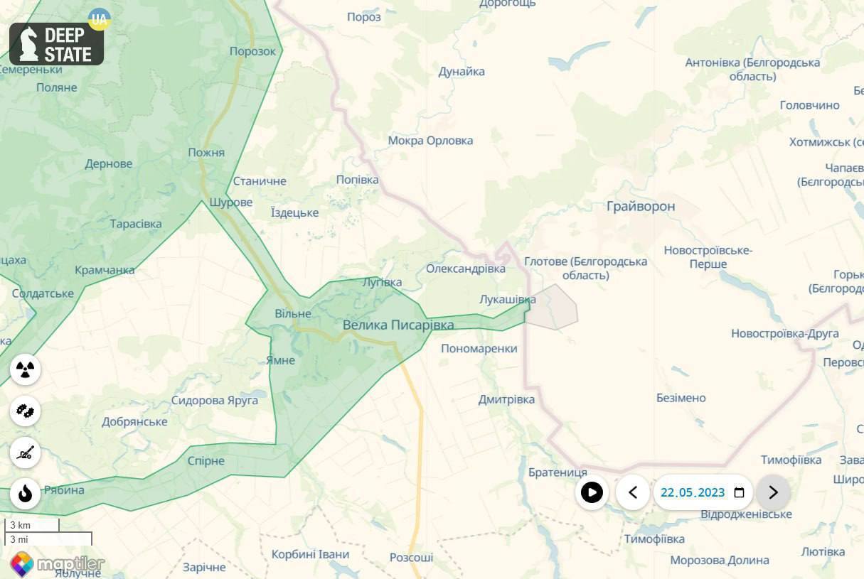 Часть территории россии стала серой зоной на онлайн карт�� DeepState(фото) - Общество - StopCor