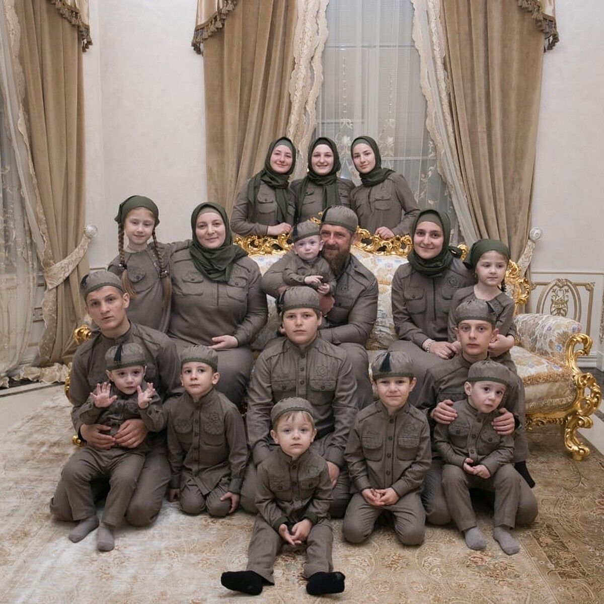 Рамзан Кадыров и его дети