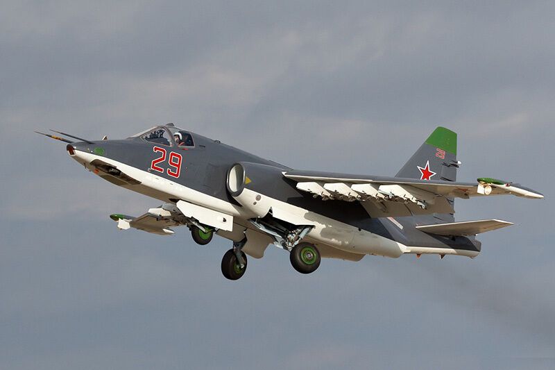 Штурмовик Су-25 ''Грач'' армии рф - ''минус'' один