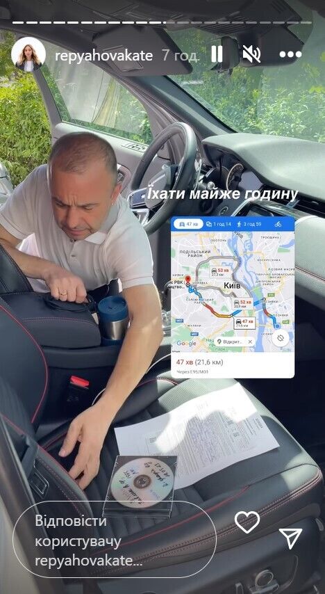 Віктор Павлік прямує на зйомку