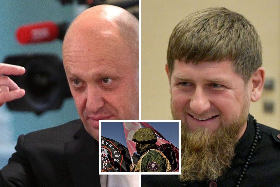 Пригожин из ППК ''Вагнер'' и Кадыров, глава Чечни