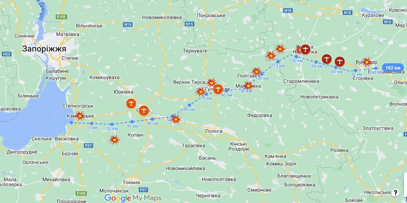 Запорожское направление: ситуация по состоянию на 10 июня 2023 года
