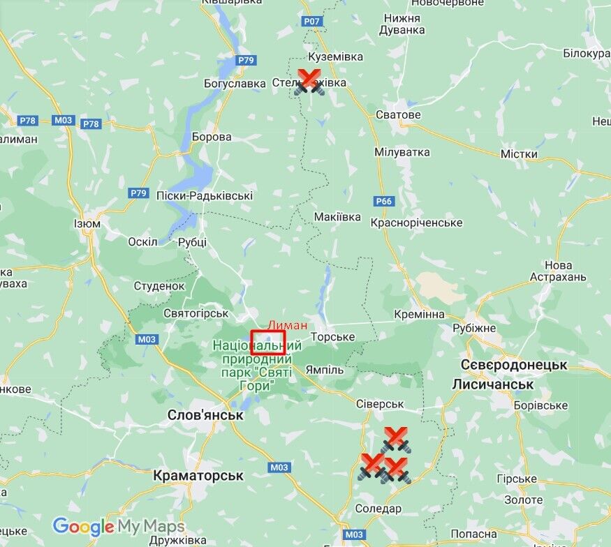 Лиманський напрямок - станом на ранок 16 червня 2023 року