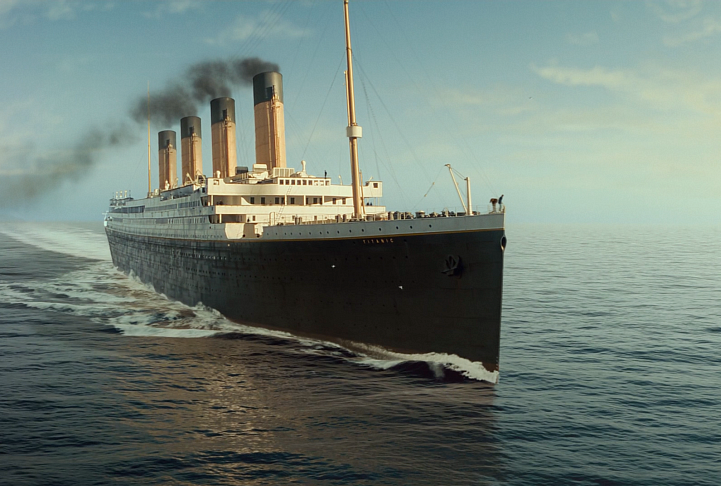 Кадр з фільму Джеймса Камерона ''Титанік''