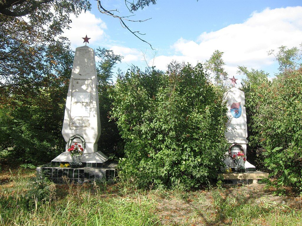 Памятник, установленный в Ровнополе