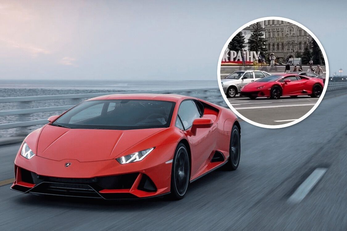 Lamborghini Huracan EVO засвітилась у Києві