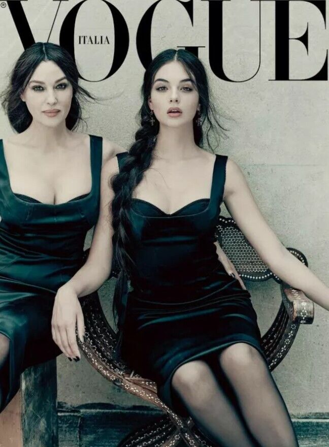 Моніка Белуччі та її донька Дева Кастель - на обкладинці Vogue