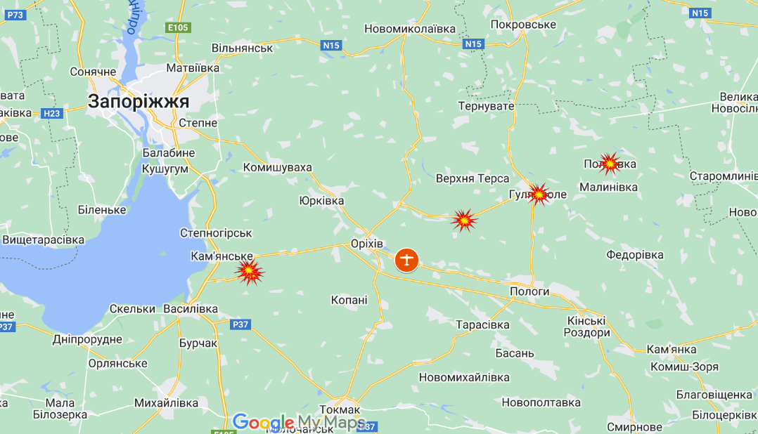 Обстрелы и атаки на Запорожье по состоянию на утро 30 июня 2023 года