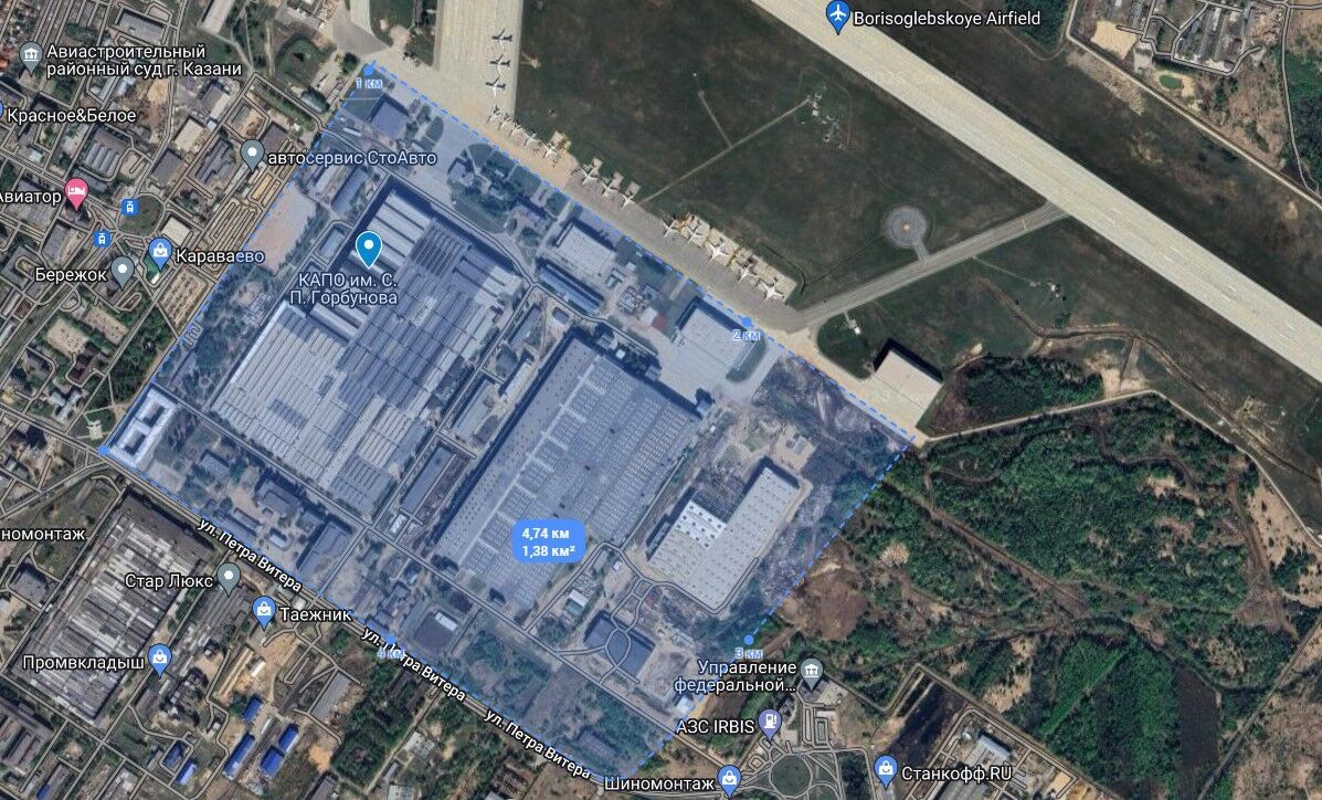 Площа Казанського авіаційного заводу