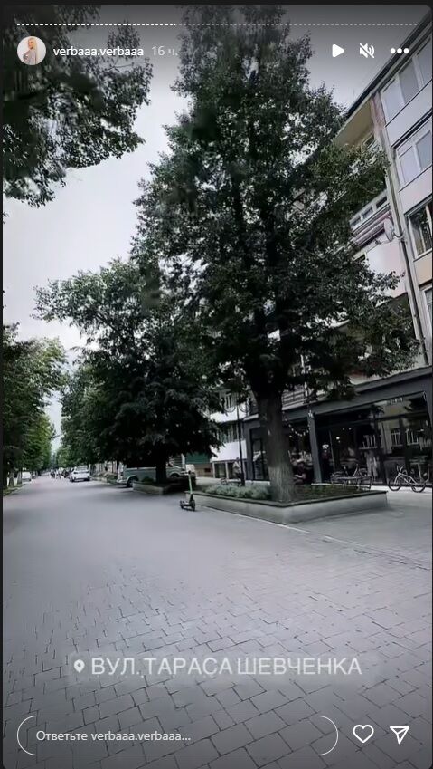 Instagram-блогер Юлия Верба показала, как гуляет по городу
