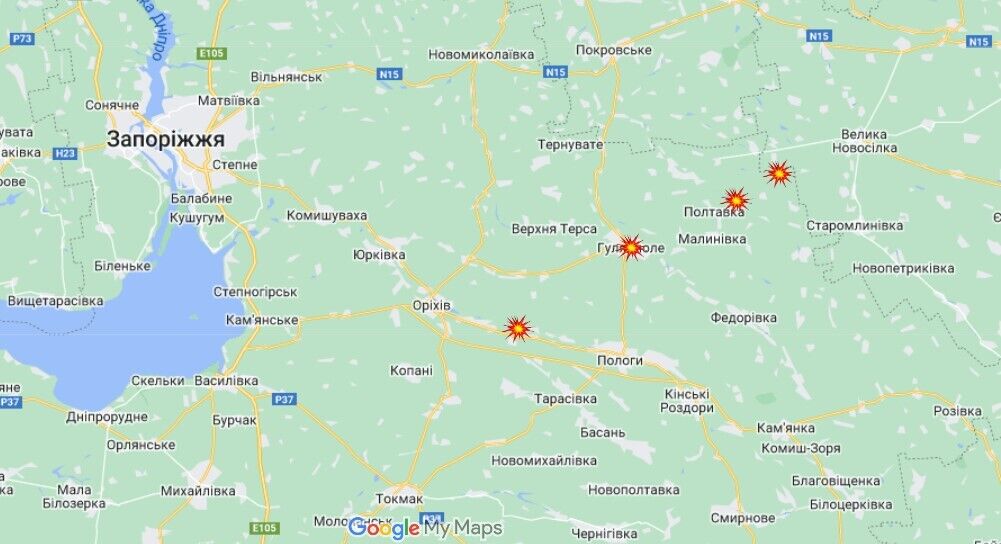 Запорізький відтинок фронту станом на ранок 3 липня 2023 року