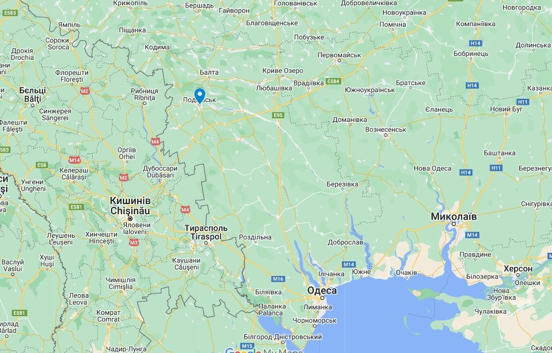 Где расположен город Подольск Одесской области