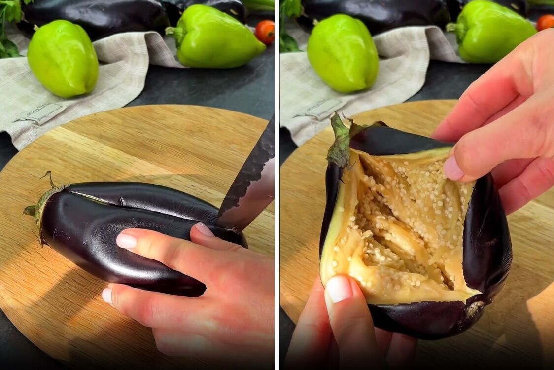 Покроковий рецепт фаршированих баклажанів