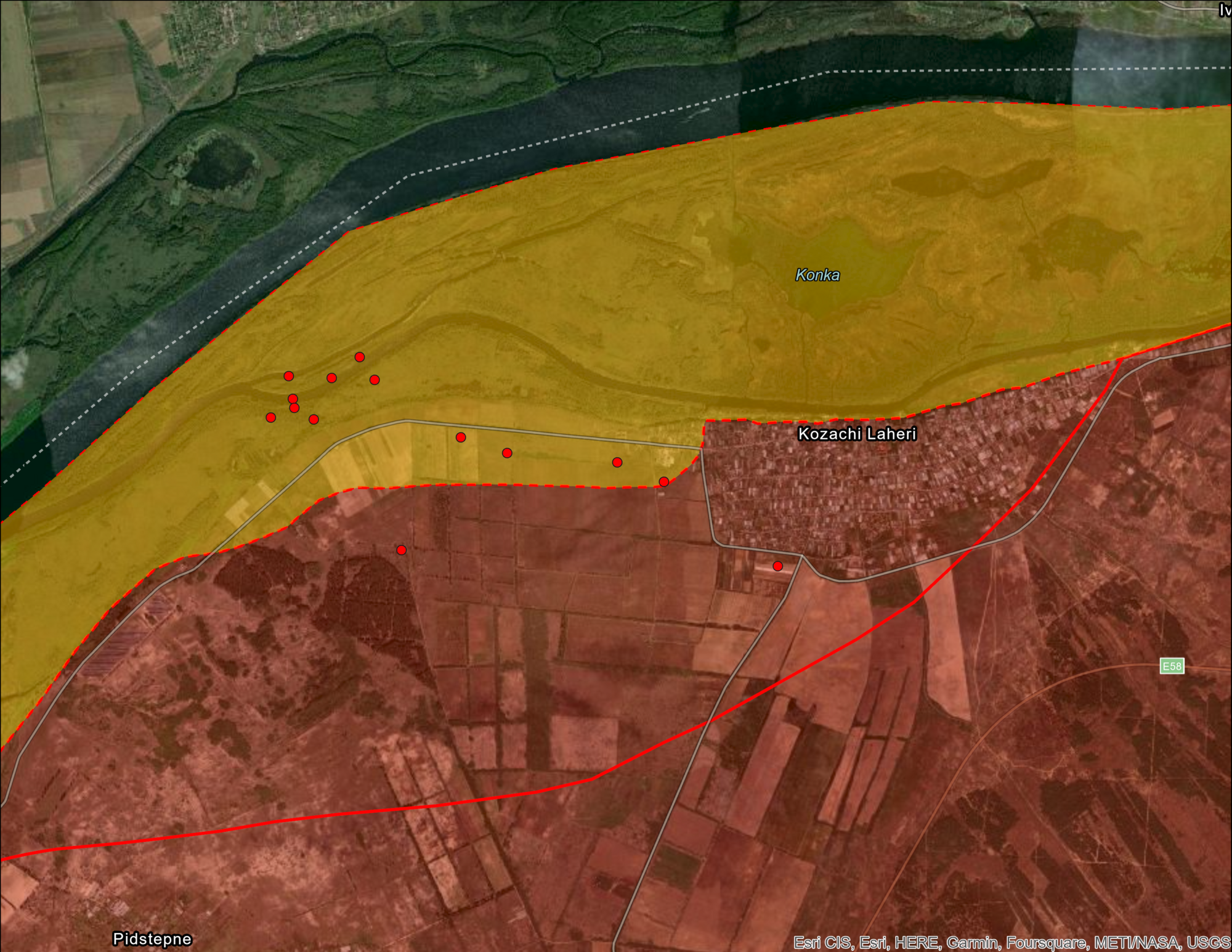 Аналитики ISW предполагают ограниченный рейд ВСУ в районе Казачьих Лагерей Херсонской области