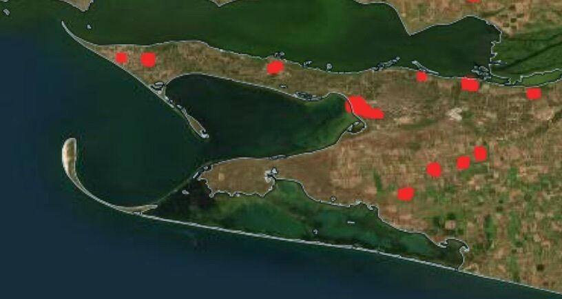 Очаги возгорания за неделю