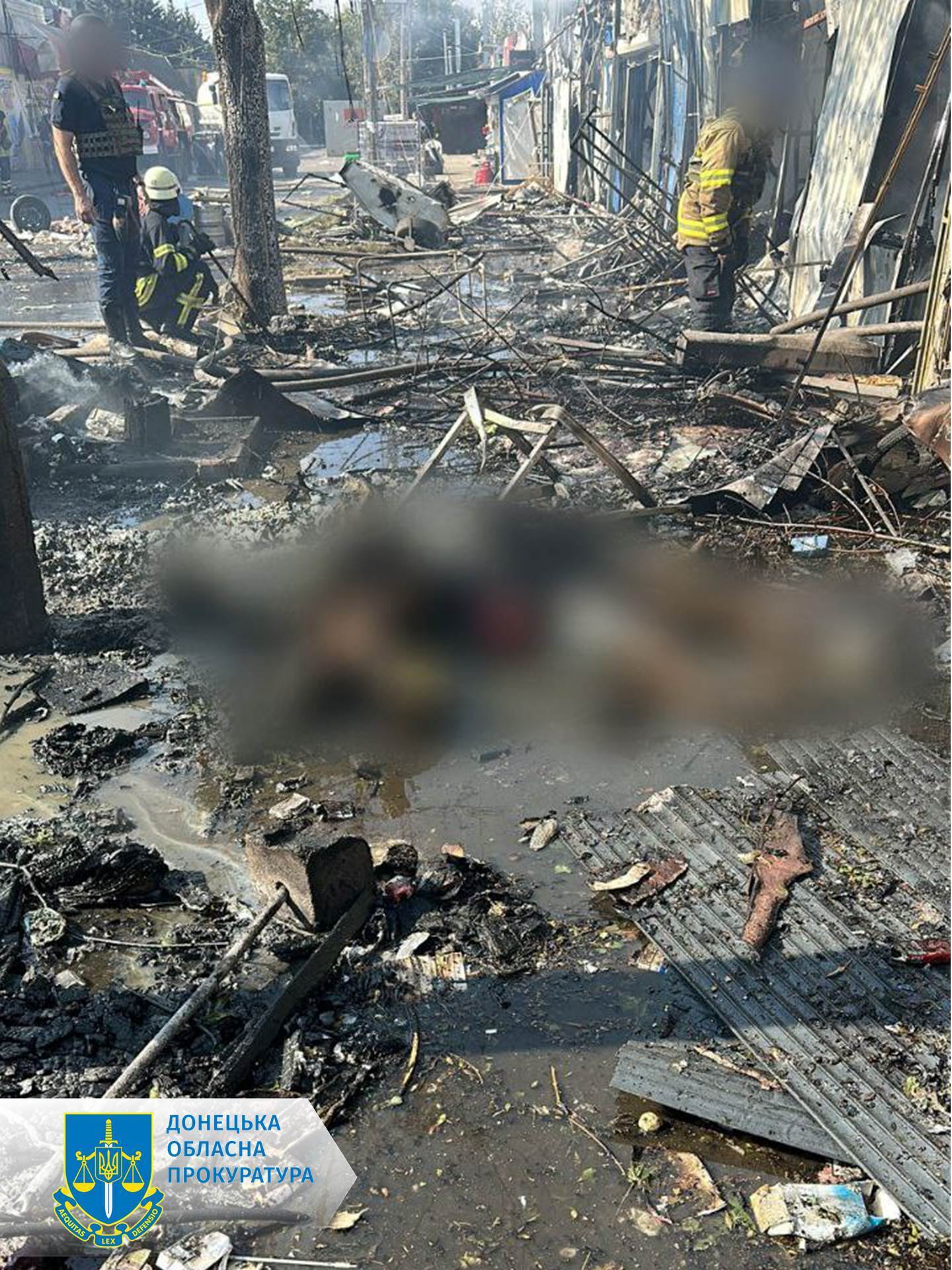 Посреди дня оккупанты обстреляли рынок, где было много людей