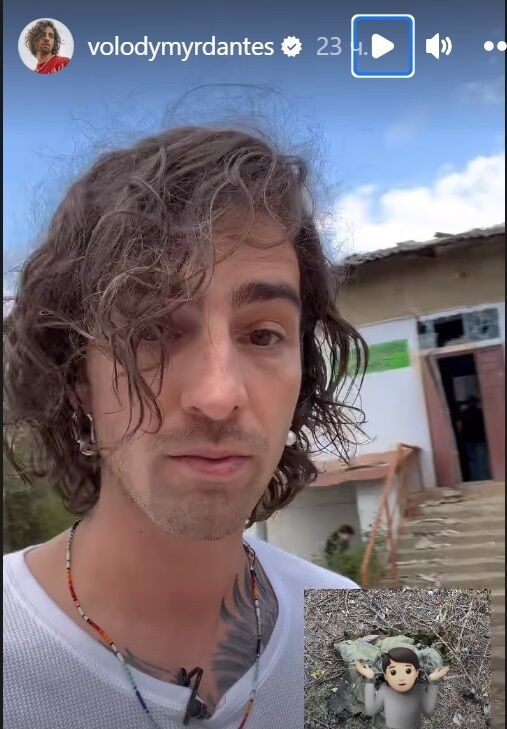 Дантес у Херсонській області: співак показав наслідки російської окупації