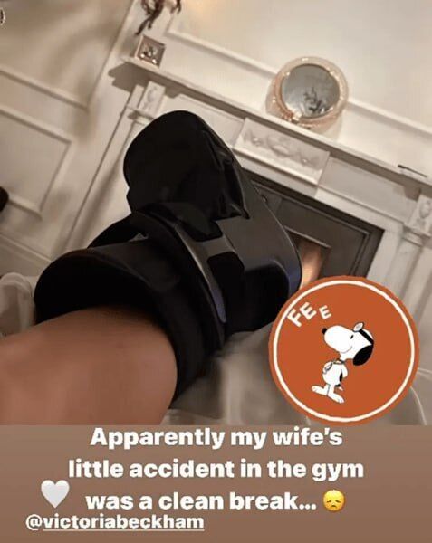 Вікторія Бекхем зламала ногу в тренажерному залі (фото)