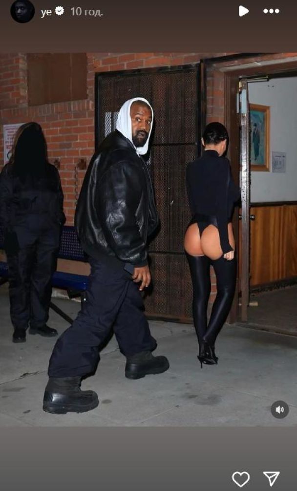 Жена Канье Уэста с обнаженными ягодицами появилась на вечеринке в Лос-Анджелесе
