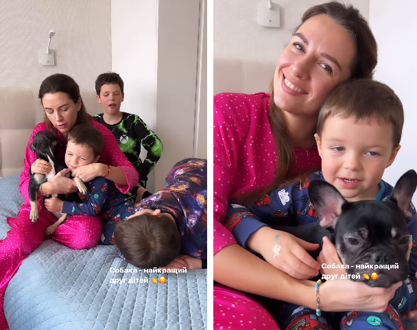 Кристина Решетник и дети