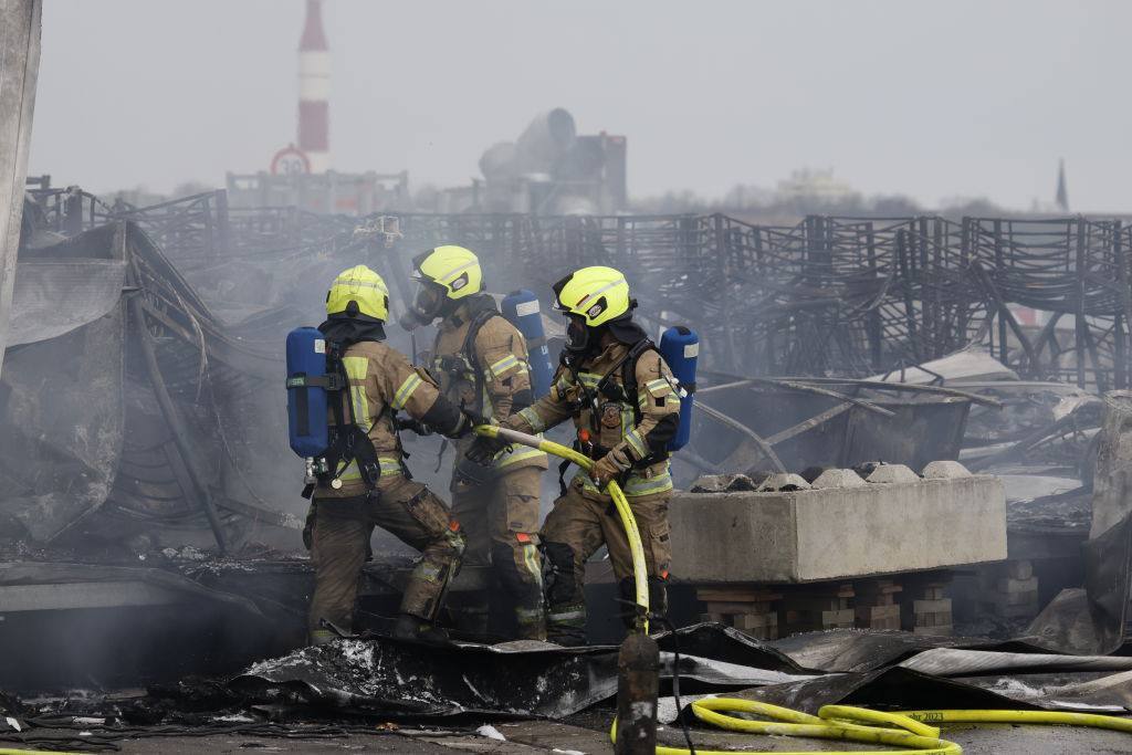 У Берліні сталась масштабна пожежа у таборі для українських біженців