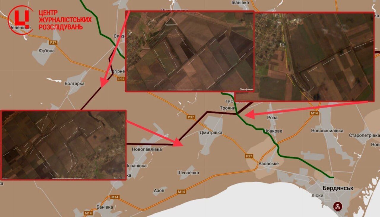 Очередной фейк россии: снимки из космоса раскрыли правду о ''готовой'' железной дороге в Мариуполь