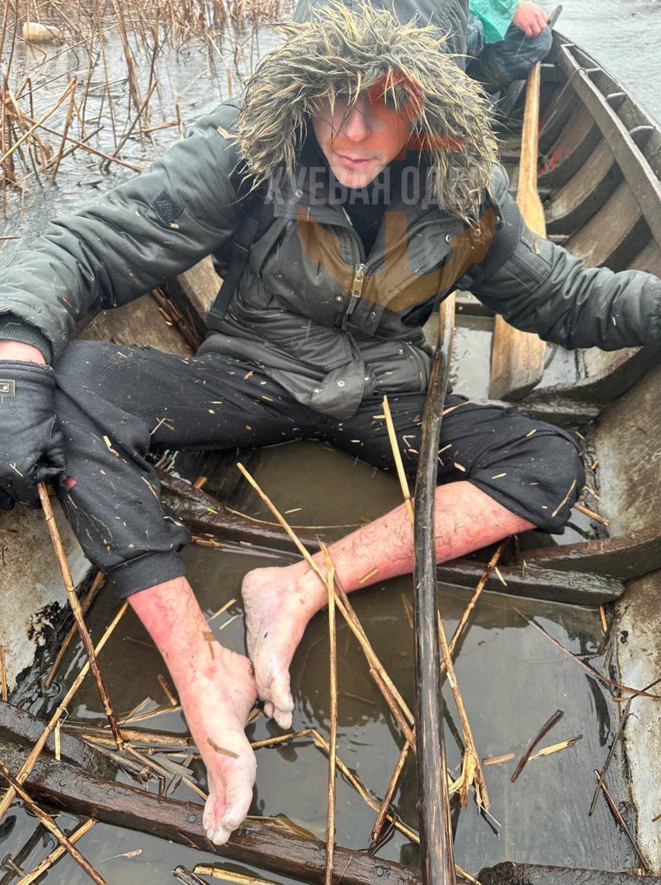 Застрял в камышах: на границе с Молдовой пограничники поймали 22-летнего одессита (фото, видео)