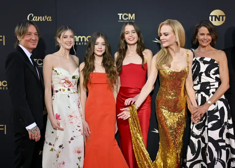 Николь Кидман и Кита Урбана вместе с дочками