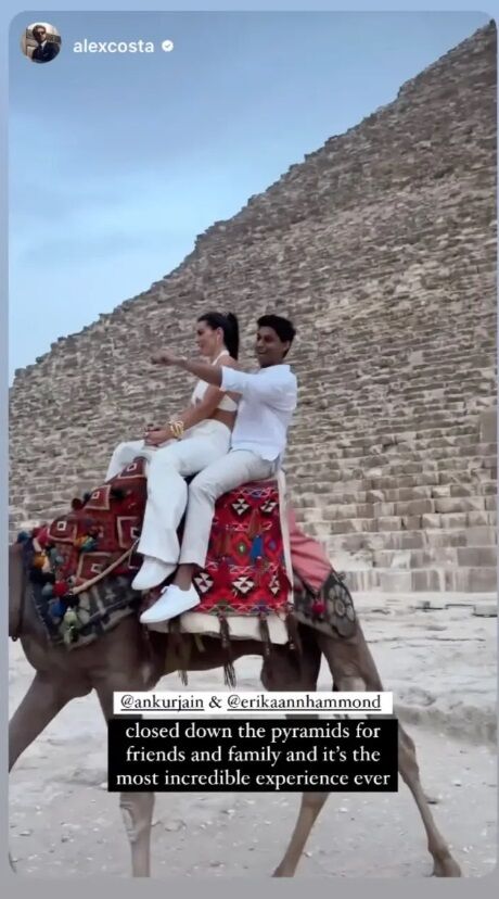 Миллиардер Анкур Джейн и бывший реслер устроили необычную свадьбу у пирамид в Египте
