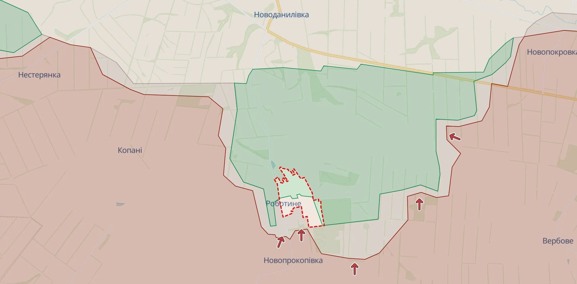 Работино частично в ''серой зоне''