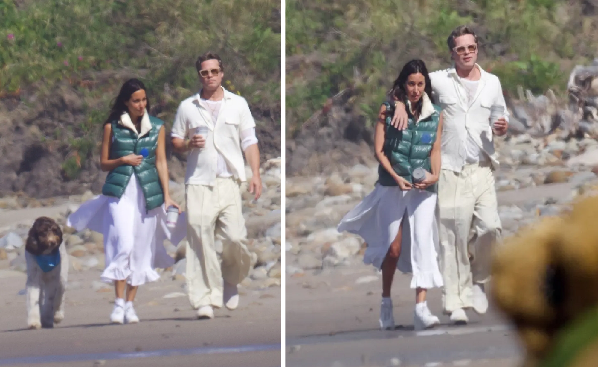 Брэд Питт вместе со своей девушкой Инес де Рамон