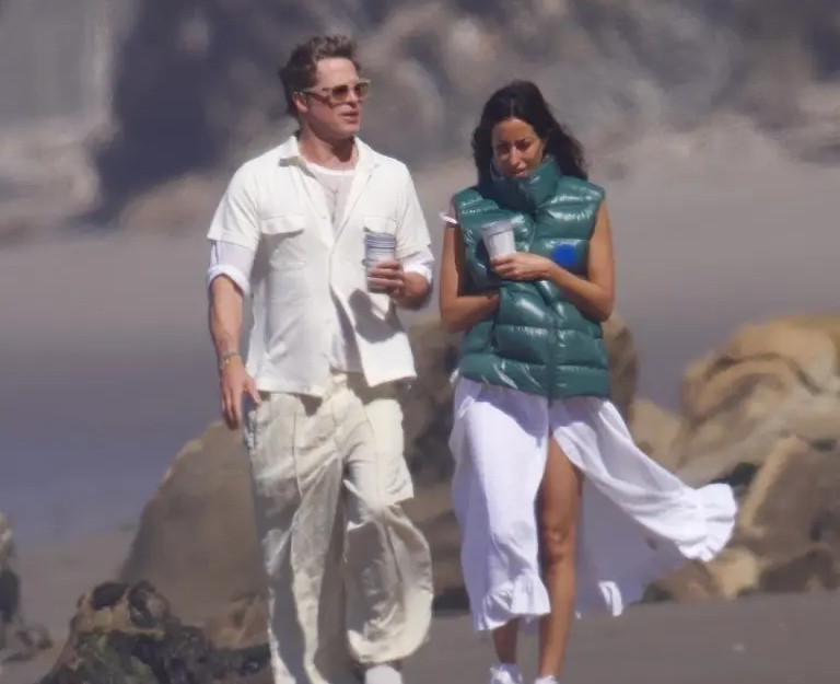 Брэд Питт вместе со своей девушкой Инес де Рамон