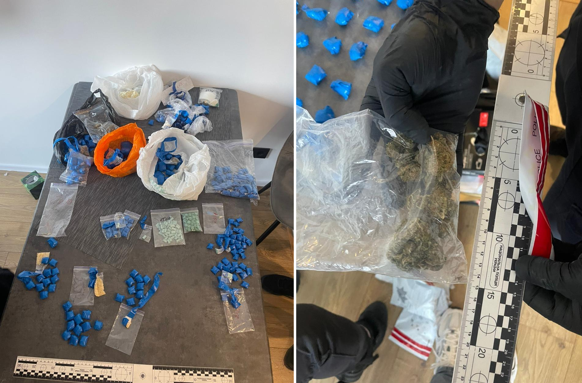 В Одесской и Львовской области пограничники задержали наркокурьеров, которые пытались перевезти 6 кг PVP-солью