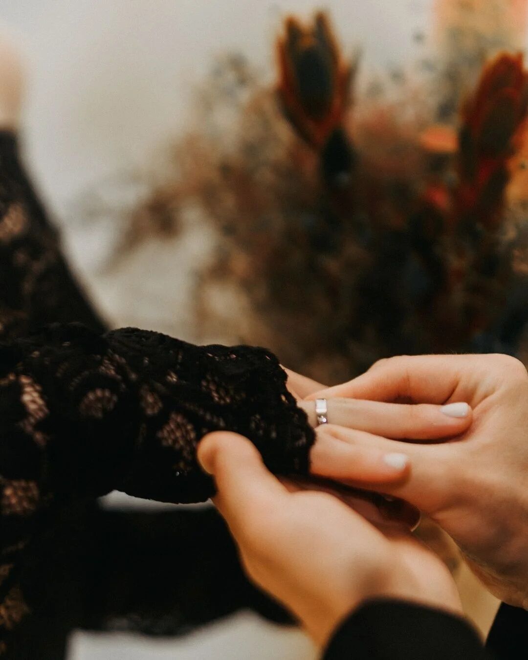 Наталья Каминская и Константин Войтенко устроили свою свадебную церемонию в стиле total black (фото)