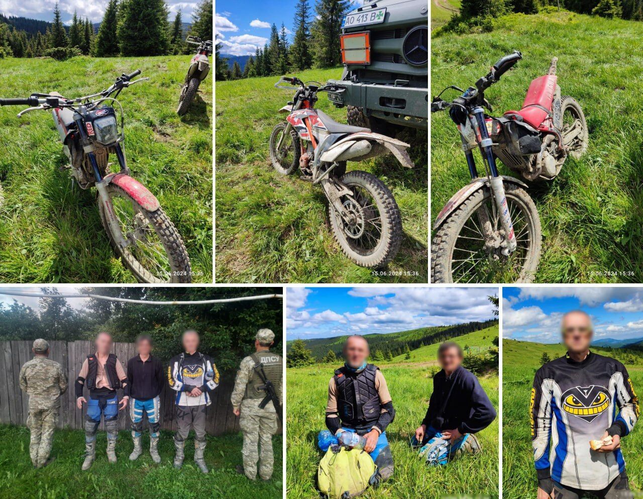 Мотокросс на границе: троих иностранцев задержали при попытке въезда в Украину