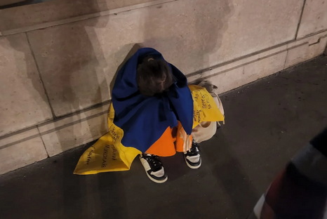 Украинские дети в Париже
