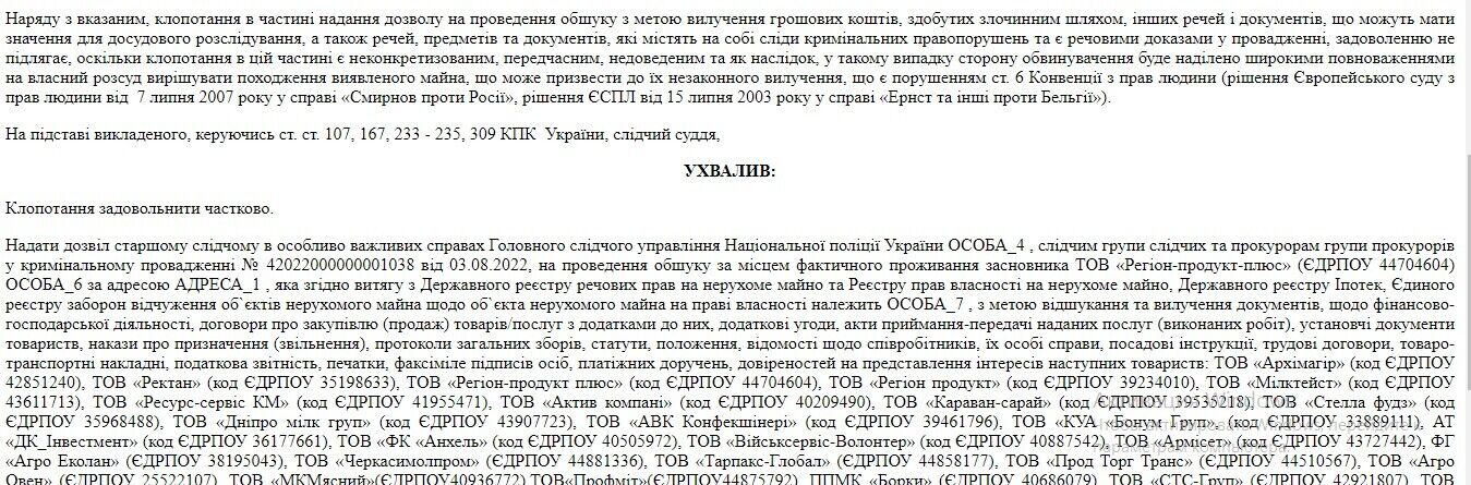 Компанії Володських здійснили поставки товарів з націнкою