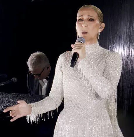 Селин Дион поразила платьем от Dior