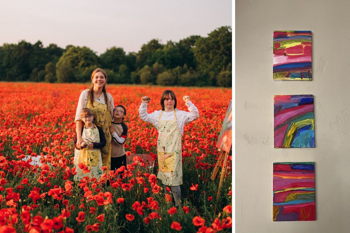 Оля Ставникович занимается с художниками с инвалидностью уже 4 года