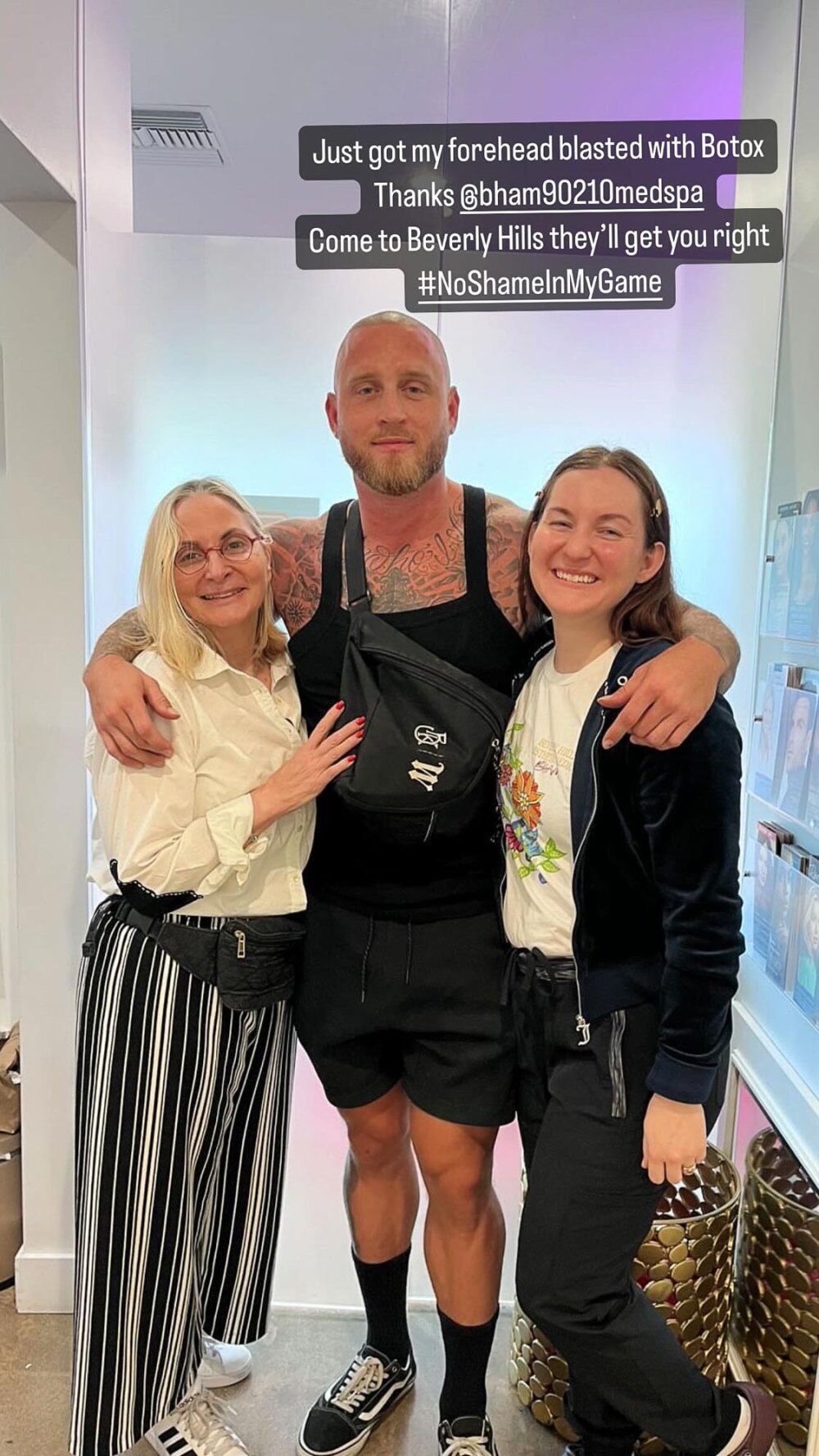 Чет Генкс после процедуры