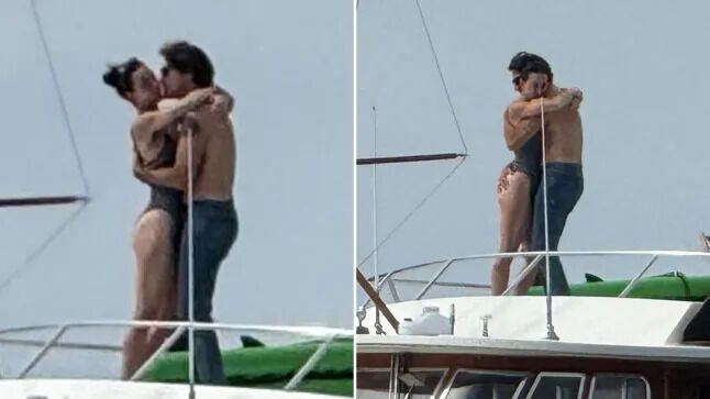 Новый звездный роман? Кэти Перри в компании Джастина Трюдо на яхте в Калифорнии