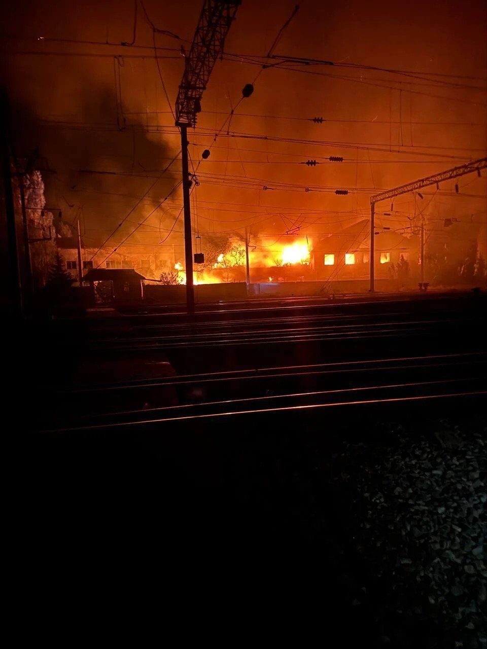 Масований удар дронами по Одесі: ціллю стало залізничне депо